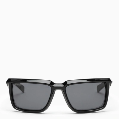 Off-white Portland Black Sunglasses In Gray