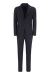 Tagliatore Men's Wool And Cotton Suit In Blue