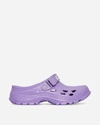 Suicoke Mok Injection Webbing-trimmed Eva Rubber Mules In Purple