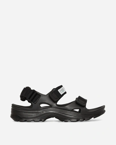 Suicoke Wake Injection Sandals In Black
