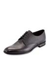 Prada Lace Up And Monkstrap Leather In Black