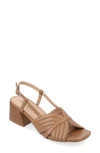 Journee Collection Kirsi Slingback Sandal In Brown