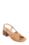 Journee Collection Kirsi Slingback Sandal In Tan