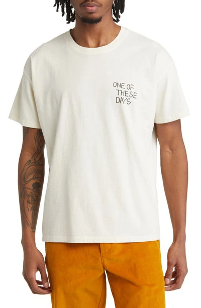 One Of These Days Logo Graphic Tee In Bone