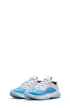 Nike Air Jordan 11 Retro Low Bg Sneakers In White/ Blue/ Black