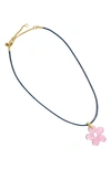 MADEWELL FLOWER PENDANT NECKLACE
