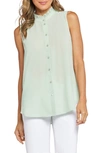 Nydj Print Ruffle Neck Sleeveless Top In Beginning