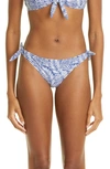 LEMLEM PALM LEAF SIDE TIE BIKINI BOTTOMS