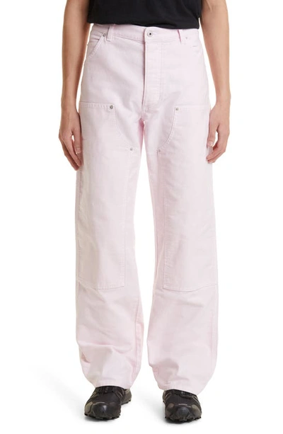 Heron Preston Carpenter Straight-leg Trousers In Pink