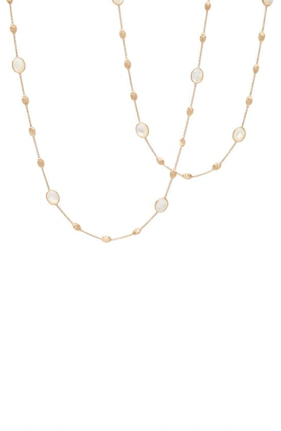Marco Bicego 18k Yellow Gold Siviglia Mother Of Pearl Long Necklace, 36 - 150th Anniversary Exclusive