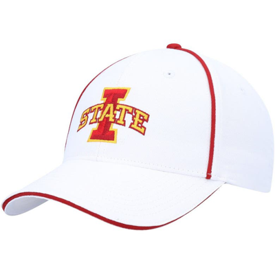 Colosseum White Iowa State Cyclones Take Your Time Snapback Hat