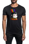 Jared Lang X Nft New World Monks Graphic Tee In Black