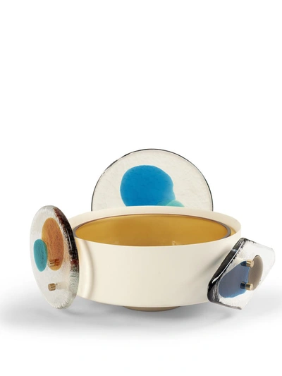 Cassina Colourdisc Vase - Short Amber In Multicolor
