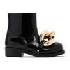 Jw Anderson Chain Rubber Boot In Black