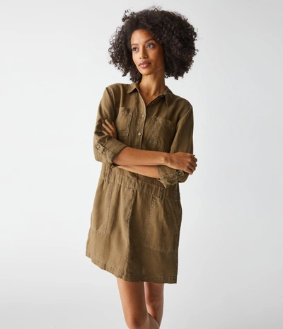 Michael Stars Pilar Linen Shirt Dress Ribbed Dress Womens Dresses Michael  Stars Cara Tee Dress Michael