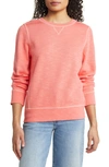Tommy Bahama Tobago Bay Crewneck Sweatshirt In Dubarry Coral