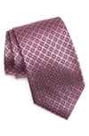 NORDSTROM NEAT MEDALLION SILK X-LONG TIE