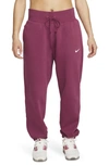 Nike Women's  Sportswear Phoenix Fleece High-waisted Oversized Sweatpants In Red