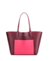 KATE SPADE JONES STREET POSEY COLORBLOCK TOTE BAG, MULLED BERRY/PINK CONFETTI, PURPLE PATTERN