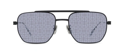 Givenchy Gv40041u 02c Navigator Sunglasses In Grey