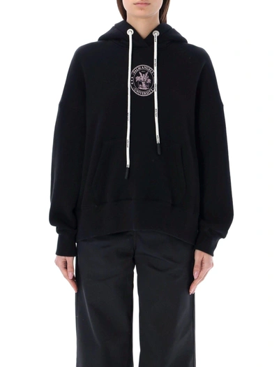 Palm Angels College Classic Hoodie In Black