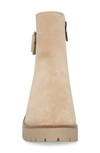 Blondo Dahlia Waterproof Bootie In Sand Suede