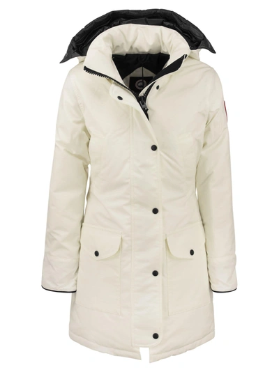 Canada Goose Hooded Parka In White
