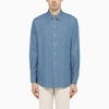 LORO PIANA BLUE DENIM SHIRT,FAA1974DE/M_LORO-6032_323-M