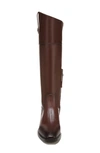 Sam Edelman Drina Leather Knee High Boot In Brown