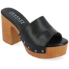 Journee Collection Women's Tru Comfort Foam Veda Sandals In Black