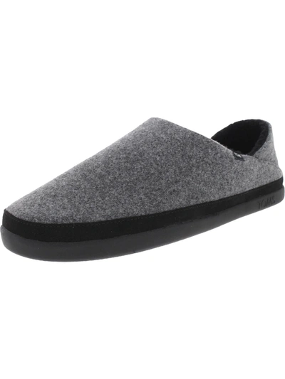 Toms Ezra Womens Manm Manmade Loafer Slippers In Grey