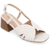 Journee Collection Kirsi Slingback Sandal In Bone