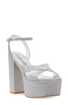 STUART WEITZMAN MIAMI SQUARE HIGH 140 PLATFORM SANDAL