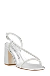 STUART WEITZMAN SOIREE CRYSTAL 85 BLOCK SANDAL