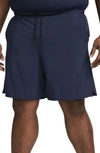 Nike Training Dri-fit Unlimited Ultra-light Woven 7 Inch Shorts In Black In Obsidian/ Black/ Obsidian