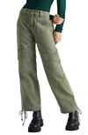 Free People Pantalon De Travail Come And Get It In Hunter Green