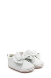 Robeez Aria Leather Bootie In White