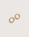 Fashion Mini Ondine Hoops In Gold