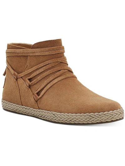 Ugg Rianne Womens Suede Casual Ankle Boots In Multi