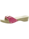 DR. SCHOLL'S CLASSIC WOMENS TEXTURED CASUAL SLIDE SANDALS