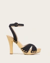 Veronica Beard Lamont Platform Ankle Strap Sandal In Eclipse