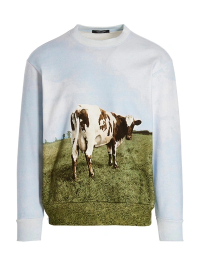 Undercover Photograph-print Cotton Sweatshirt In Blue