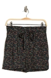 Dr2 By Daniel Rainn Tie Waist Shorts In Black