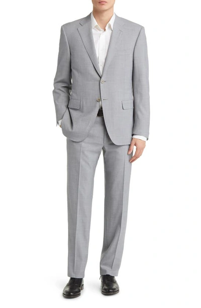 Canali Siena Wool Suit In Grey