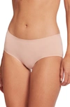 Wolford Contour Seamless Stretch-cotton Briefs In Rose Tan