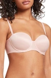 Wolford Reggiseno Sheer-touch Bandeau Bra In Rose Powder