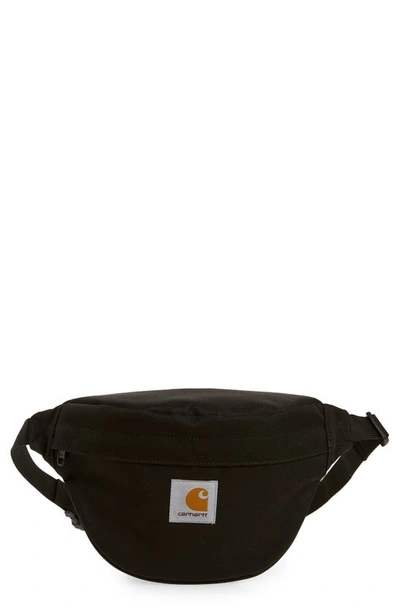 Carhartt Work In Progress Jake Canvas Hip Bag In Black