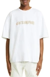 Jacquemus Raphia T-shirt In White