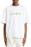 Jacquemus Raphia T-shirt In Green