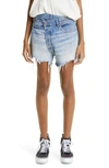 R13 CROSSOVER DENIM SHORTS